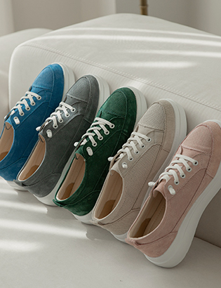 GRI cowhide platform Sneakers C032120 Korea
