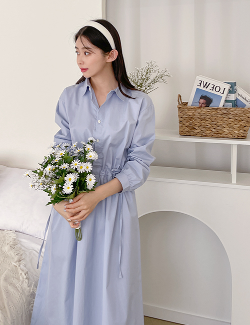 Lumi String Shirt Dress