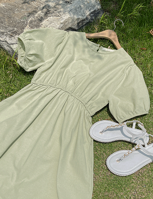 [valyou] Leah Linen Banding Dress