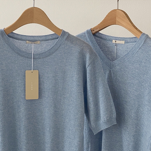 [Planning] Linen 2Type Short-sleeve Knitwear