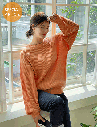 [Planning] Eve overfit Corrugated Knitwear Korea