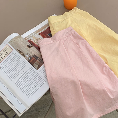 [Planning] Romy pin tuck Banding Shorts