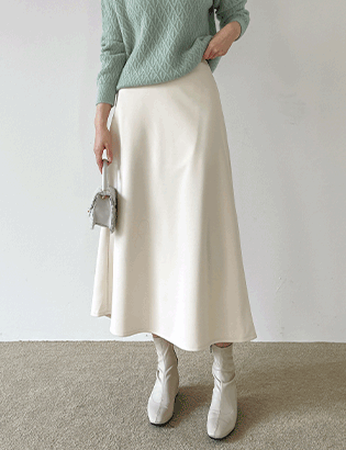 Ner Flare fleece lined Skirt Korea