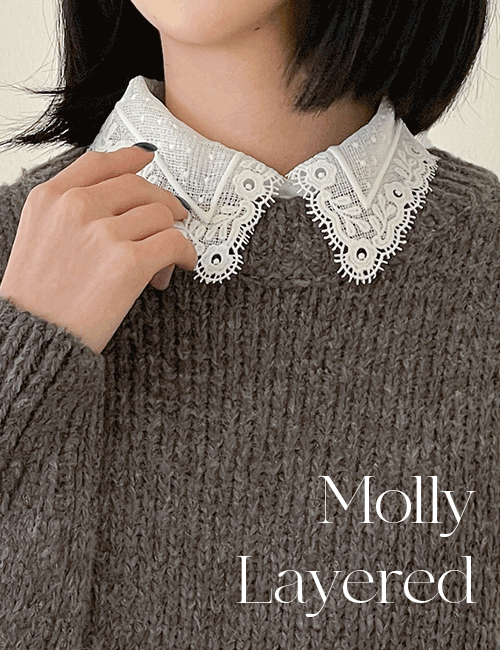Molly layered Collar Korea