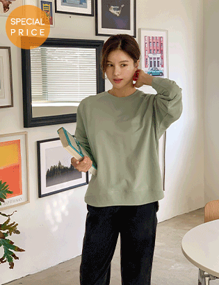 [Planning] Unbalanced 2Type Long-sleeve sweatshirt Korea