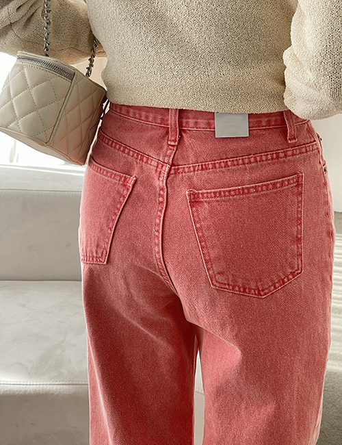 Pigment Color Straight Pants