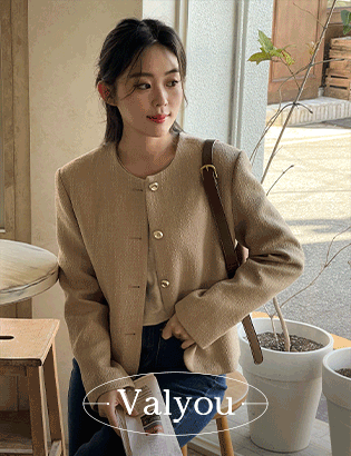 [valyou] Leanne Tweed Jacket Korea
