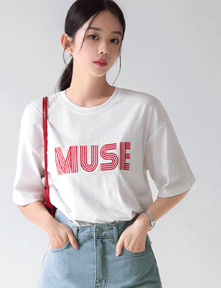 Muse Silket Washing Short-sleeve T-shirt Korea