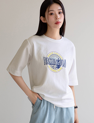 Garden short-sleeved T-shirt Korea