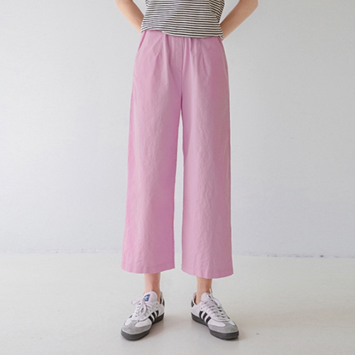 Millet Capri Wide Cotton Pants