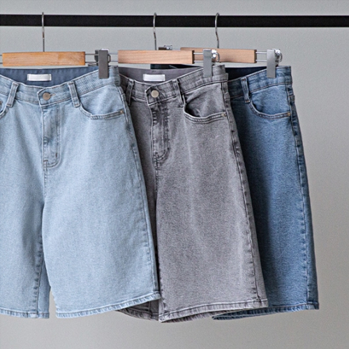 Iced Denim Shorts