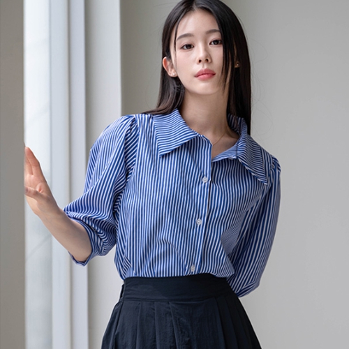 [Planning] Marine Stripe Blouse