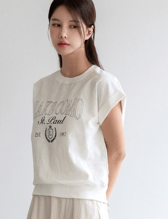 Como Linen Rollup Sweatshirt Korea