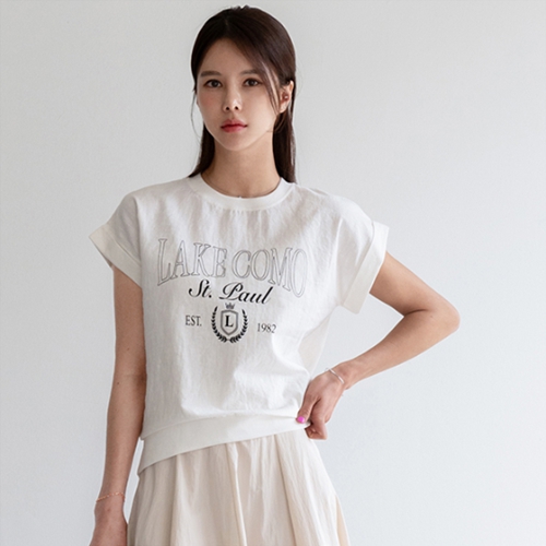 Como Linen Rollup Sweatshirt