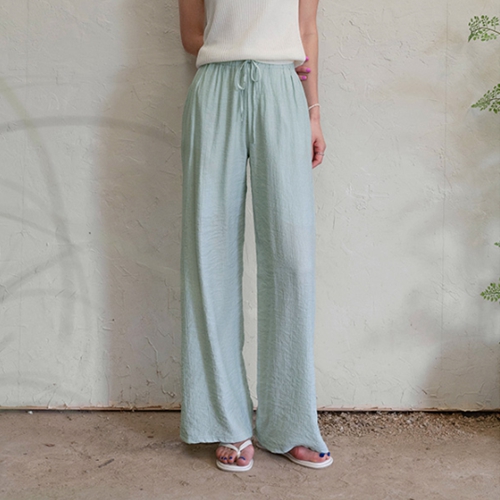 Slosh wide summer banding pants