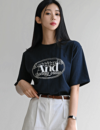 Ade Cotton Short Sleeve T-shirt Korea