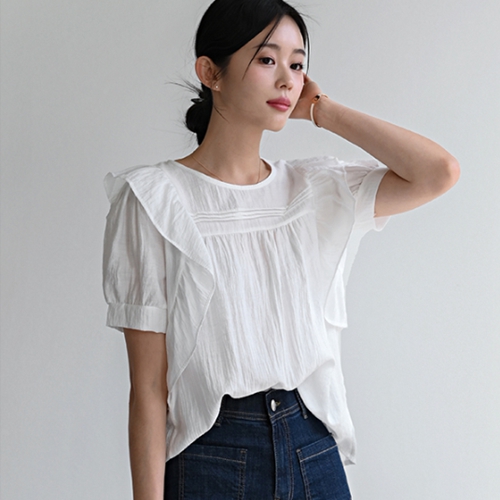 Floral Frill Blouse