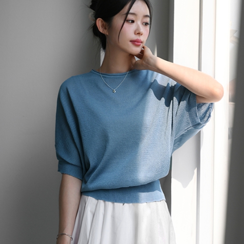 Linen Stingray-shaped Knitwear