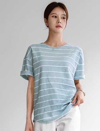 All Stripe Short-sleeve T-shirt Korea