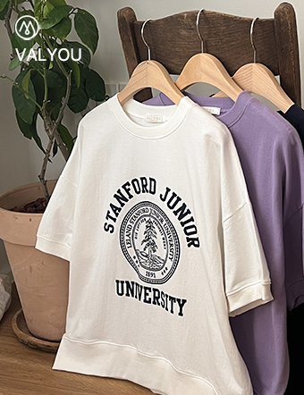 [valyou] Stan Printed Short Sleeve Sweatshirt Korea