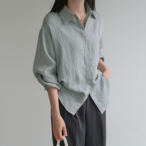 Light Wappen Linen Shirt