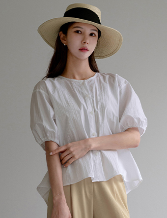 Mayby button blouse Korea