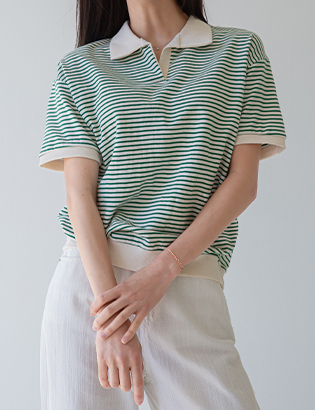 Happy Collar Short-Sleeved Sweatshirt Korea