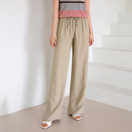 Mayo Linen Wide Banding Pants