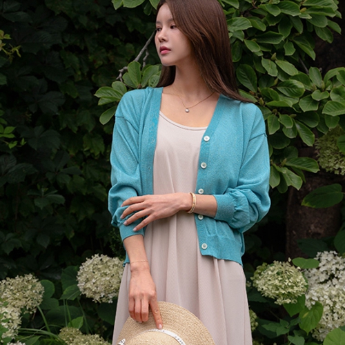 Hidden Summer Linen Cardigan