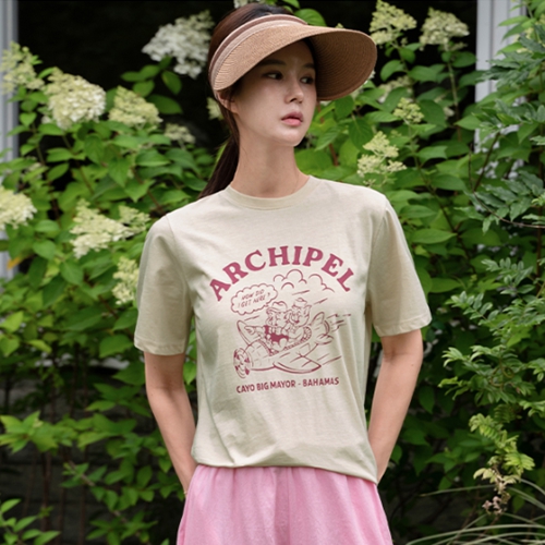 Super Chiffel Printed Pigment T-shirt