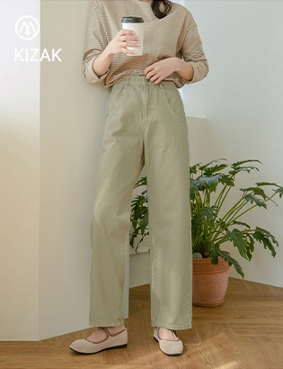 Perfect Pants 61ver (color straight wide pants) Korea