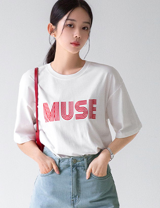 Muse Silket Washing Short-sleeve T-shirt Korea