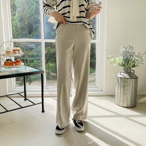 Perfect Pants 74ver (Relaxed straight slacks)
