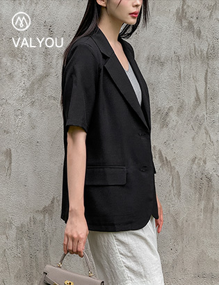 [valyou] Short-sleeve Tension Jacket Korea