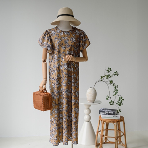 Lily-printed Salang Dress