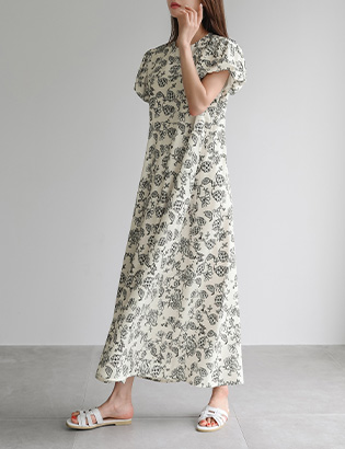 Lily-printed Salang Dress Korea