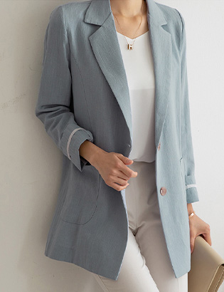 KOKORO linen jacket C042829 Korea