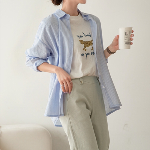 Spring striped shirt
