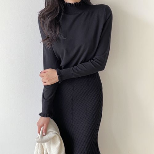 [valyou] Soft Freel Turtleneck Knitwear