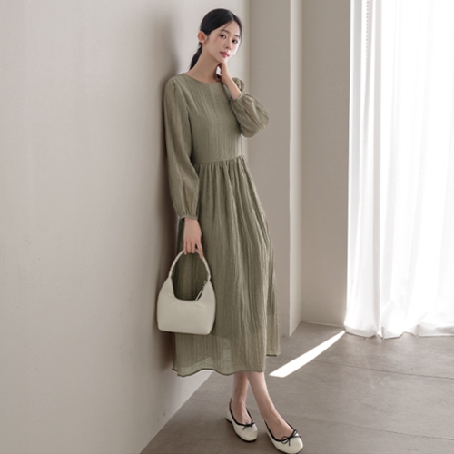 [Planning] Sarah Wrinkle Waist Strap Dress