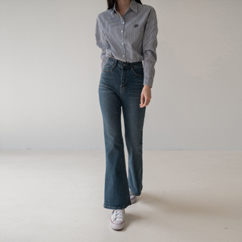 Stay Banding Boot cut Denim Pants