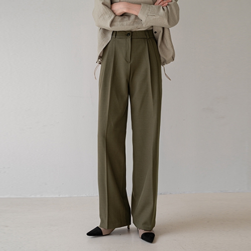 Autumn Pintuck Banding Slacks