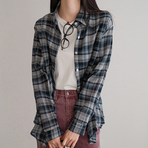 Brick Tartan Check Over Shirt