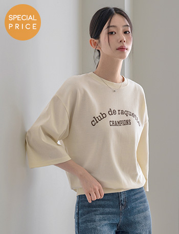 [Planning] Baguette 3/4 sleeve sweatshirt Korea