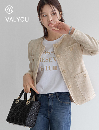 [valyou] Off Tweed Jacket Korea