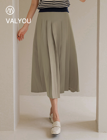 [valyou] Perfect A Pleats Skirt Korea