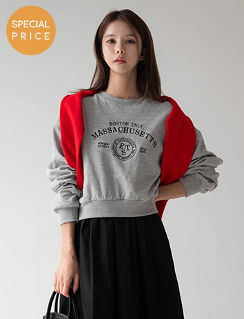 [Planning] Bosty Semi Crop sweatshirt Korea