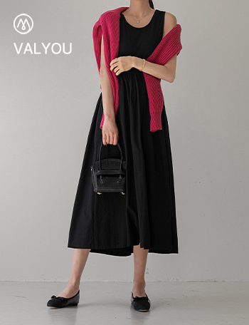 [valyou] Fla Layered Dress Korea