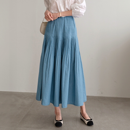 Miu Pin Pleats Skirt