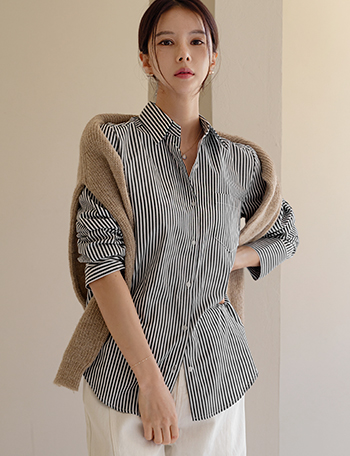 All Day Stripe Shirt Korea